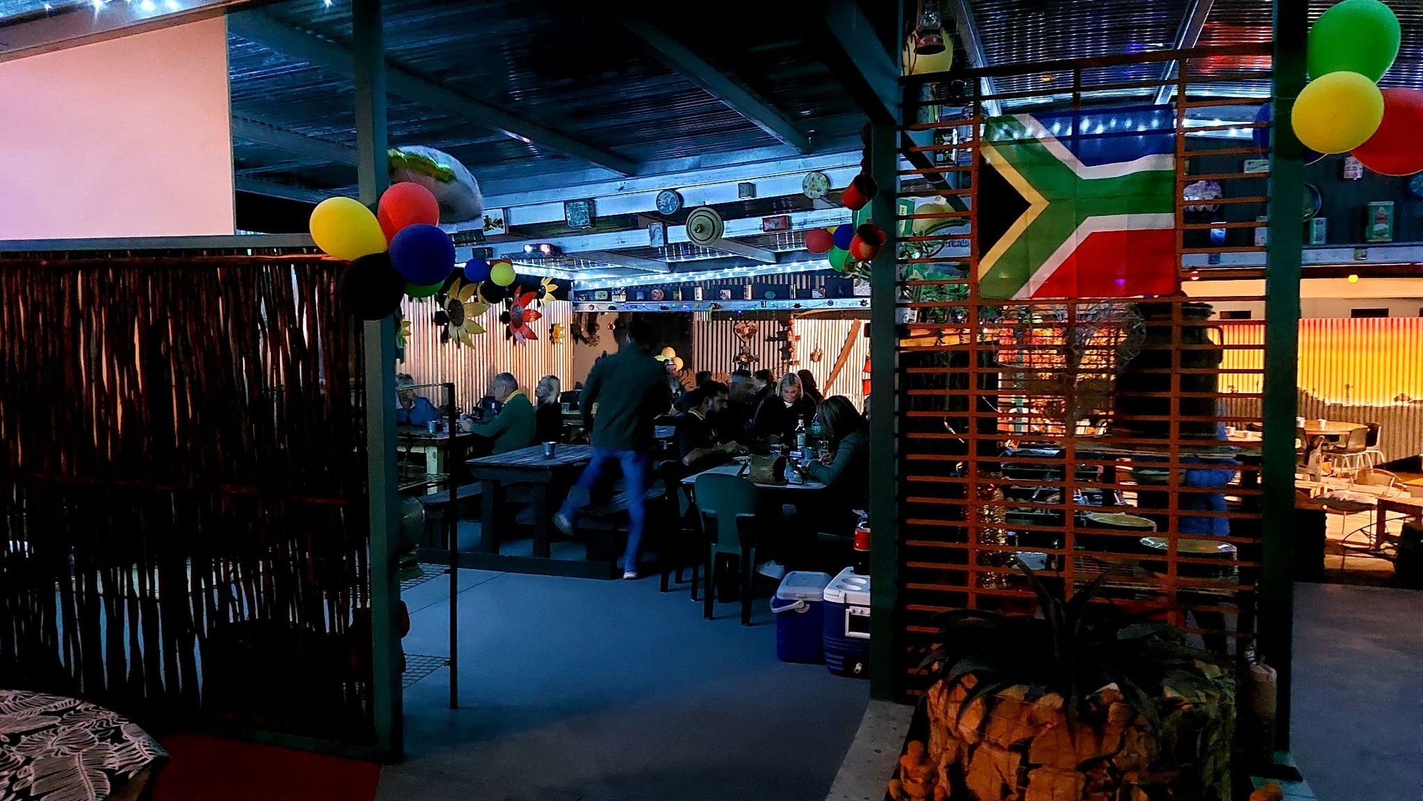 Stage area at Netto's Outdoor Dining