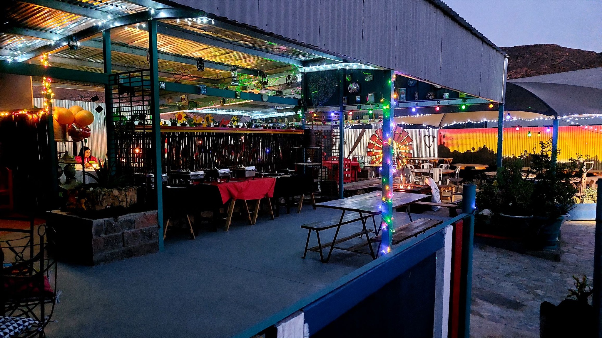 Open-air venue at Netto's Outdoor Dining