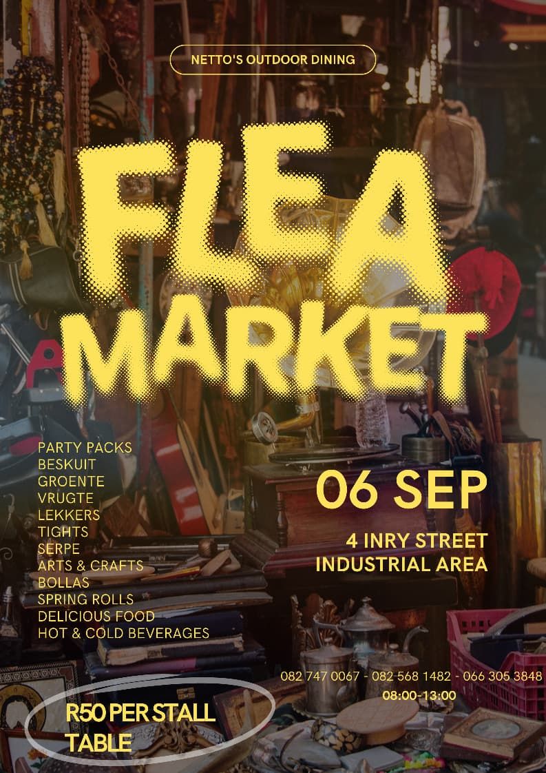 Netto's flea market poster