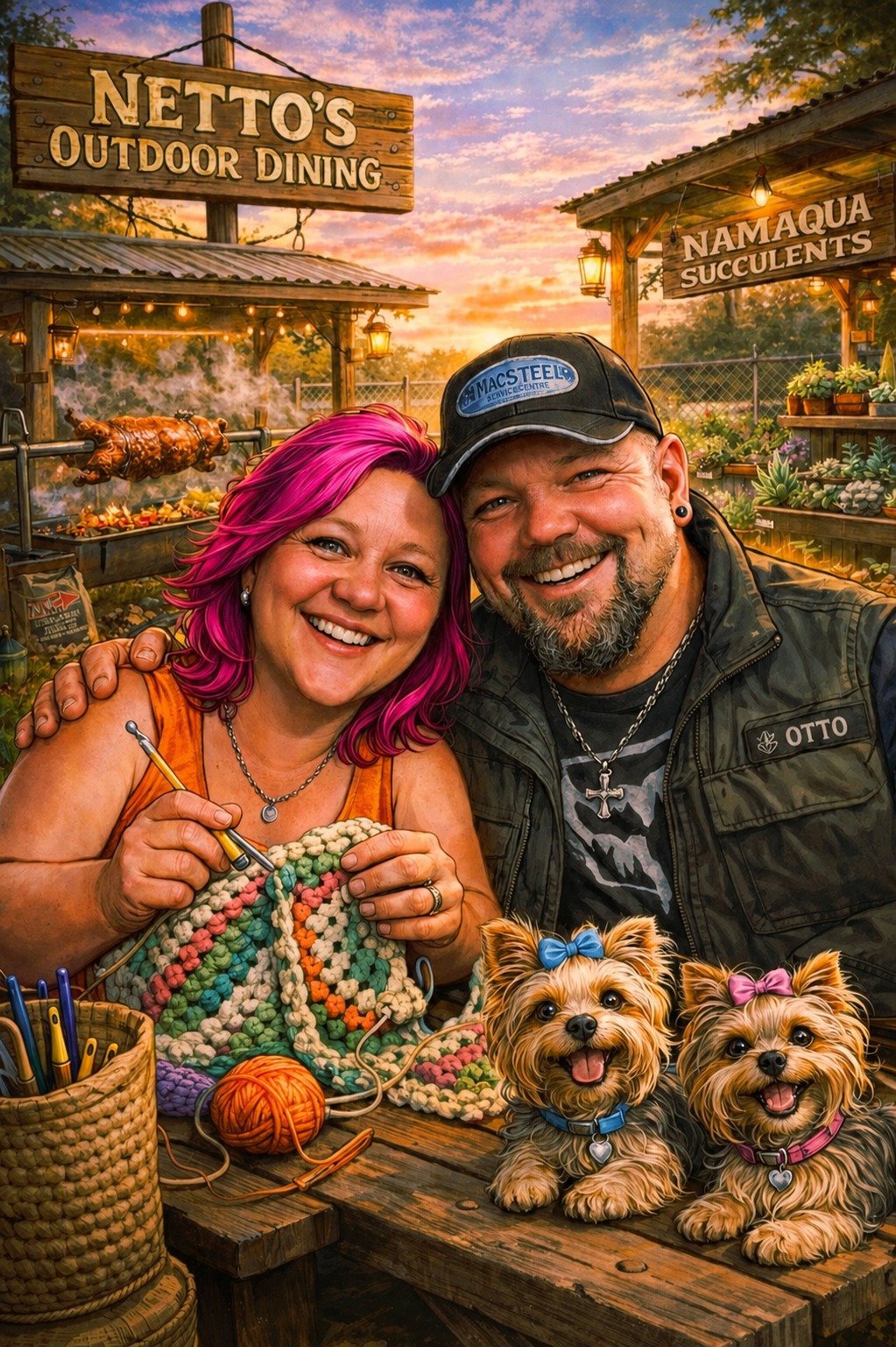 Annette and Otto – Owners of Netto's Outdoor Dining