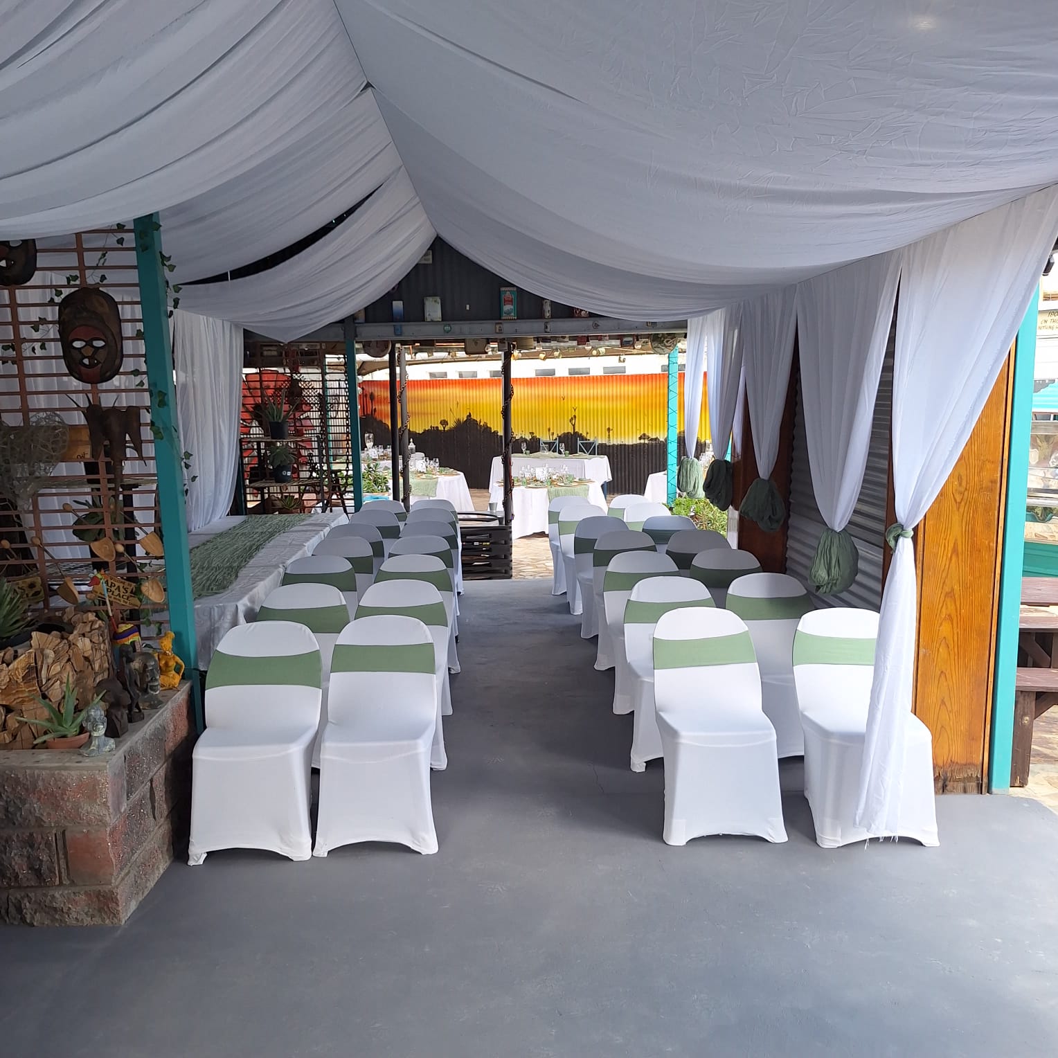 Netto's Outdoor Dining venue set for a function